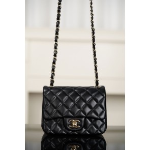 [샤넬] 클래식 램스킨 미니 쁘띠삭 플랩백