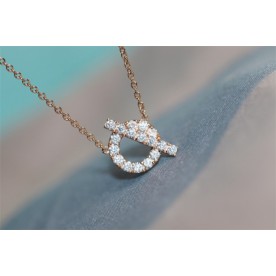 [에르메스] 18k 다이아몬드 피네스 FINESSE 펜던트 목걸이