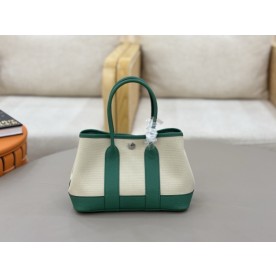 [에르메스] 캔버스 미니 가든파티 23CM