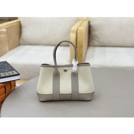 [에르메스] 캔버스 미니 가든파티 23CM