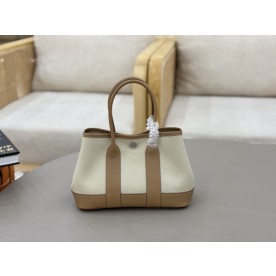 [에르메스] 캔버스 미니 가든파티 23CM