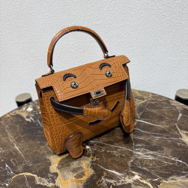 HERMES KELLYDOLL ALLIGATOR CROCODILE